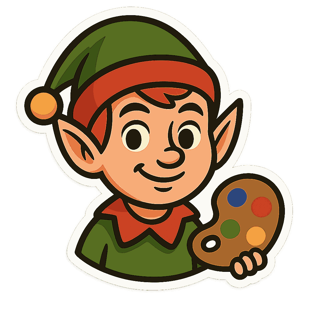 My Color Elf - AI Coloring Page Generator